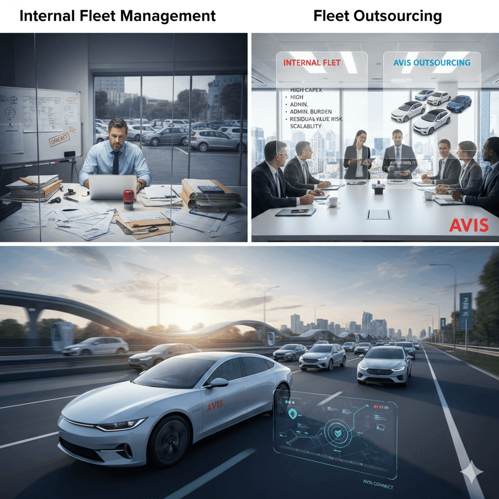 Fleet outsourcing od AVIS Maxirent vs interná správa flotili 
