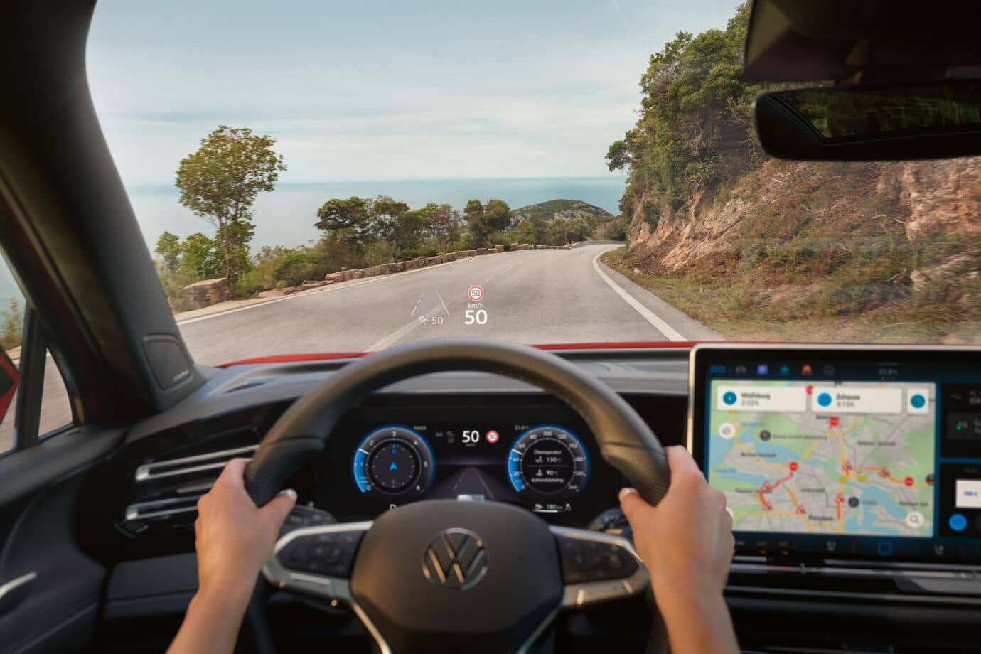 Volant auta VW Tiguan Limited na dlhodobý prenájom.