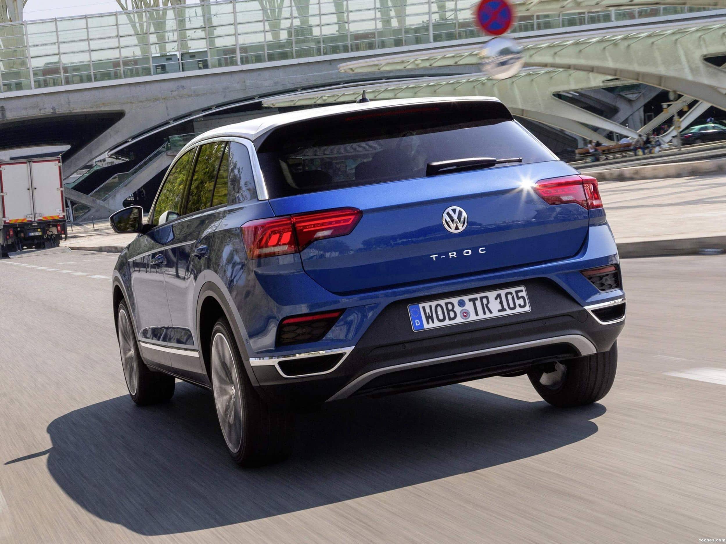Kufor auta VW T-roc Style na dlhodobý prenájom.