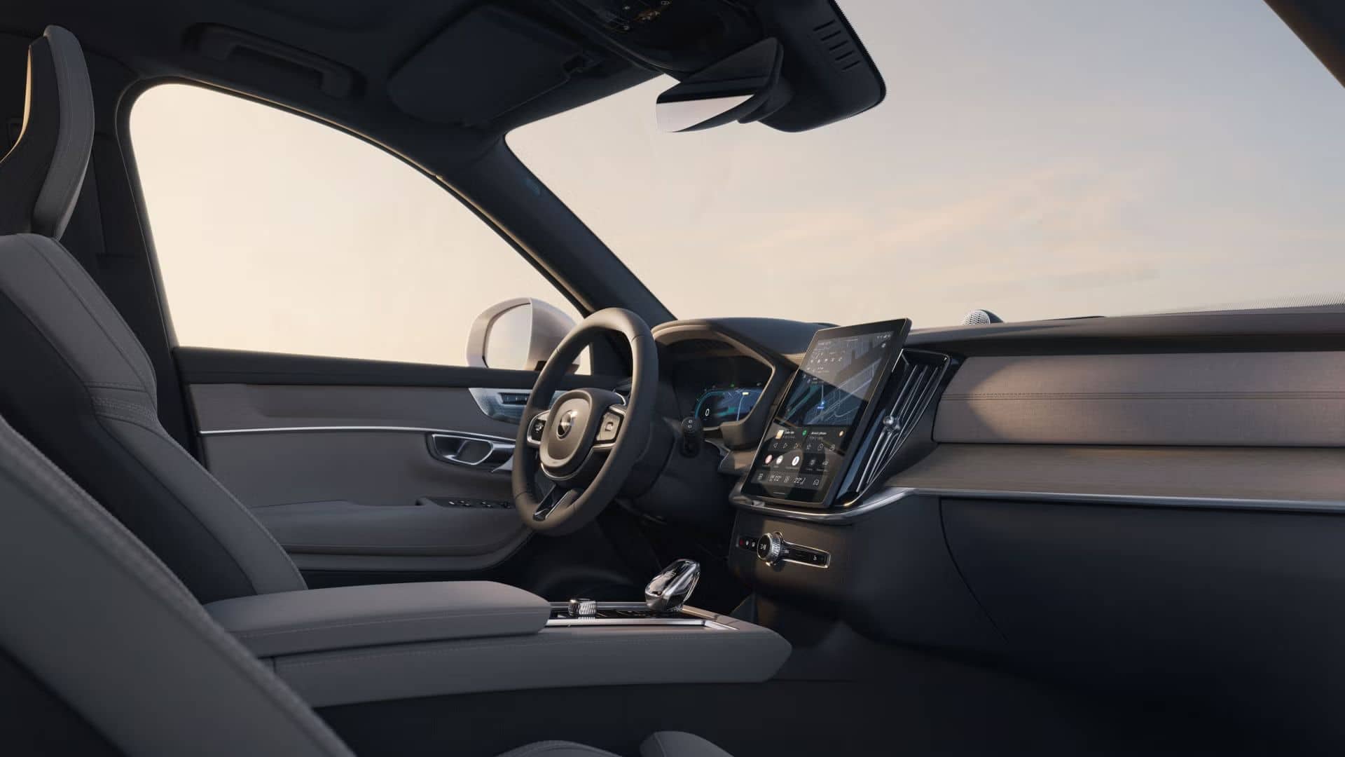 Interiér auta Volvo XC90 Core Bright od AVIS Maxirent.