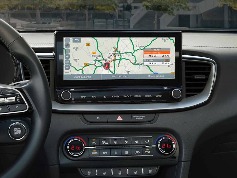 Displej auta Kia Ceed SW na dlhodobý prenájom