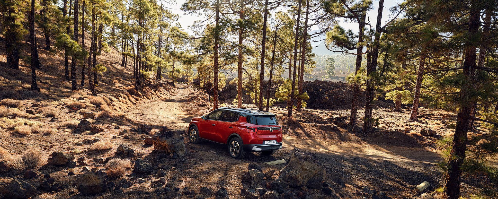 Citroen C3 Aircross Max na dlhodobý prenájom v teréne.