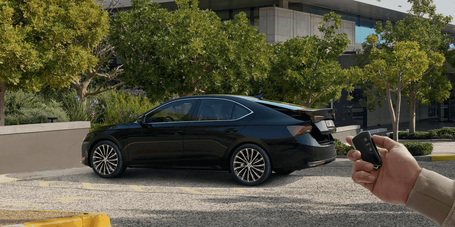 Prenájom auta Škoda Octvia Sporline.