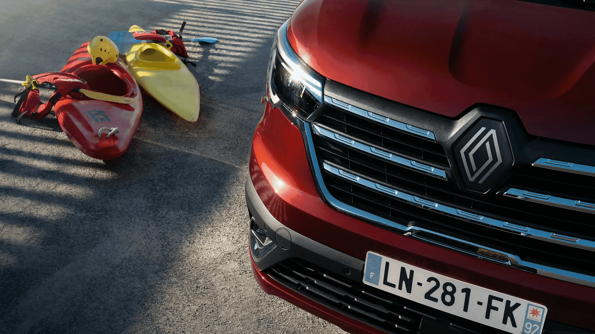 Detail auta Renault trafic na dlhodobý prenájom.